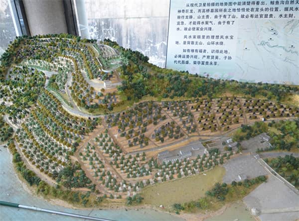 西安高桥墓园地形图