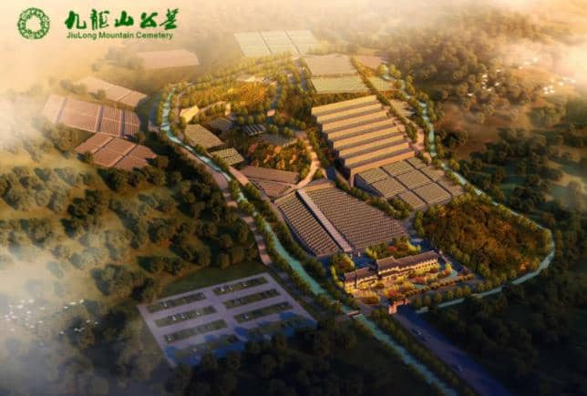西安九龙山公墓平面图