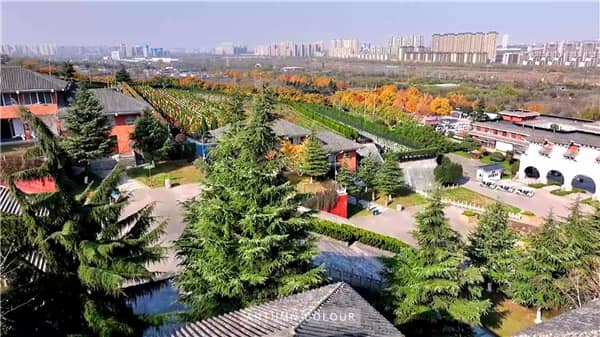 西安霸陵墓园停车场示意图